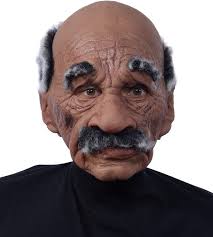 Zagone Studios Dark Skinned Old Man Latex Face Mask