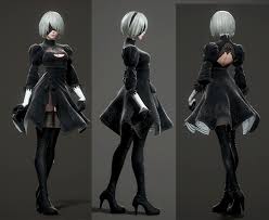 Artstation Fan Art 2b Nier Automata Takumi Oniki Nier Automata Automata Character Modeling