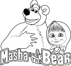 Savesave mewarnai masha and the bear for later. Gambar Mewarnai Marsha Belajar