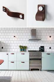 And the leather cabinet pulls add a chic, relaxed vibe. 8 Kitchen Cabinet Hardware Ideas For Your Home Kitchen Cabinet Hardware Kitchen Door Handles Kitchen Handles