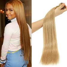 Amazon Com Newness Brazilian Straight Honey Blonde One Bundle 8a Brazilian Remy Human Blonde Hair Extensions 26 Inch 27 Beauty