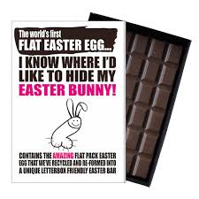 Lustige Flache Ostern Ei Schokolade Bar Grusskarte Geschenk Frauen Freundin Frau Uk Eiyf130 Fruugo Lu