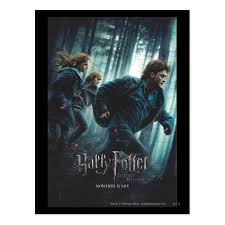 Harry Potter And The Deathly Hallows Part 1 Online Stream Create Your Own Postcard Zazzle Com Harry Potter Full Movies Online Free Deathly Hallows