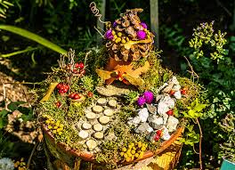 This is a beautiful and cute miniature fairy garden idea where you can use ordinary flower pot as the base of your fairy garden. Diy Fairy Gardens At Menards