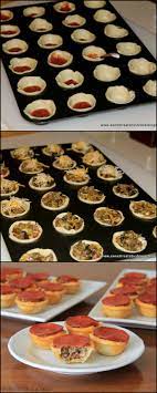 mini pizza tartlets recipe food dessert recipes snacks