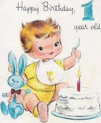 Funny Birthday Wishes For 1 Year Old Boy Yahoo Login Vintage Birthday Cards Happy Birthday Vintage Vintage Cards
