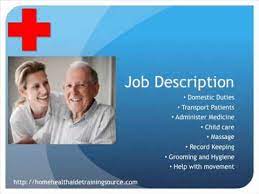 These readings are very important for keeping health records and making sure your patient is in good health condition. Home Health Aide Job Description And Salary Youtube