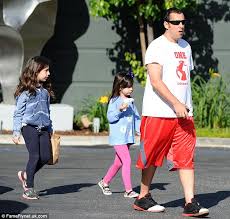 Like her elder sister, sunny has become an actress at a very. Adam Sandler Takes Children For Breakfast And Hands Left Overs To Valet Daily Mail Online