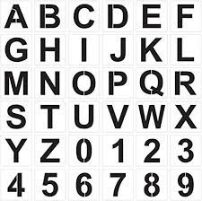 $1.00 coupon applied at checkout save $1.00 with coupon. Ultnice Letter Number Stencils Template Large Alphabet Stencils Number Drawing Stencils Reusable Wall Wood Painting Mould For Diy Craft Project Christmas Decoration Amazon De Home Kitchen