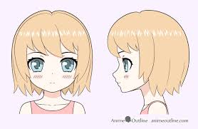 Gacha oc boy bottom hair ideas : How To Draw A Cute Anime Girl Step By Step Animeoutline
