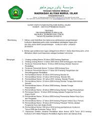 Kumpulan sk dan jobdis kegiatan. Sk Tim Kurikulum 2018 19