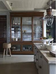 Apothecary Style Kitchen Cabinet Vintage Industrial I Really Like How They Left The Back Of The Cabinet Op Kitchen Inspirations Kitchen Remodel Home Kitchens