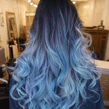 Blue ombre doesn't have to be vivid, outlandish colors that stick out in a crowd; Blue Is The Coolest Color 50 Blue Ombre Hair Ideas Hair Motive