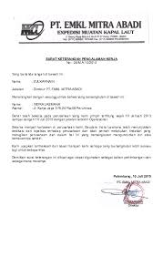 Memiliki pekerjaan tentu merupakan anugerah ketika anda melamar pekerjaan di perusahaan tertentu dan anda diterima bekerja disana, tentu saja. Surat Keterangan Pernah Bekerja Di Suatu Perusahaan Kumpulan Contoh Surat Cute766