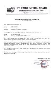 7 contoh surat pengalaman kerja. Contoh Surat Pengalaman Kerja Kontraktor Kumpulan Contoh Cute766