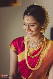 Simple South Indian Goa Wedding With A Pinch Of Fun Bridal Jewellery Indian Indian Wedding Jewelry Indian Bridal Makeup