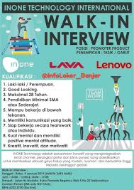 Check spelling or type a new query. Lowongan Kerja Inone Distributor Lenovo Lava Smartphone Tasikmalaya Tasikplaza