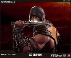 The best quality and size only with us! Mortal Kombat Scorpion Statue By Pop Culture Shock Sideshow Collectibles