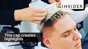 This is where your highlights will go. This Cap Highlighting Technique Creates Highlights For Shorter Hair Youtube
