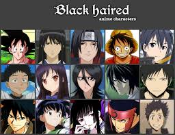 They're not only taking centre leads in shows, but also influencing more black kids, teens, and adults. Black Haired Anime Characters By Jonatan7 On Deviantart