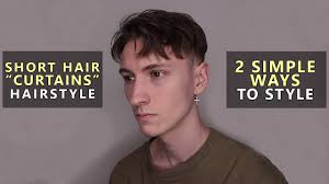 Alfie wanted a clean and modern 2020 version of his current curtains haircut. Curtains Hairstyle For Men Short To Medium Length Version Youtube