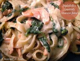 One Pot Pasta Tagliatelles Saumon Fume Et Epinards La Tambouille De Bouille Saumon Fume Tagliatelles Tagliatelle Au Saumon Fume