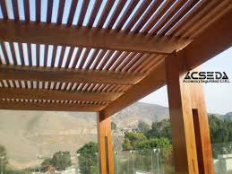 Nos cuentas tu proyecto de techos madera. Pergolas De Madera Para Terrazas Mercado Libre