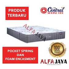Kasur dari merk central mempunyai sebuah teknologi yang bernama pocket spring yang bisa memberikan kenyamanan dan mempunyai sensasi kenyal bagi punggung anda. Harga Springbed Central Matras Terbaru Juli 2021 Biggo Indonesia