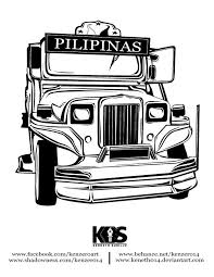 Black And White Jeepney Jeepney Phillippine Drawing Front View Google Search Jeepney Chevrolet Logo Vehicle Logos