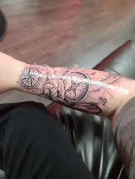 Top gift & specialty shops in pigeon forge, tn. My New Nautical Half Sleeve Done By Bruce Lee At Black Orchid Tattoo In Pigeon Forge Tennessee Tattoos
