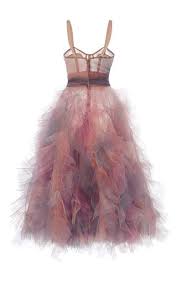Ruffled Cocktail Dress By Marchesa For Preorder On Moda Operandi Lovely Dresses Pretty Dresses Tulle Dress
