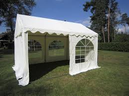 Eine freie fläche von 12 quadratmetern findet sich. Partyzelt 3x4m Weiss Feuerfest Und Wasserdicht Zelthandel De