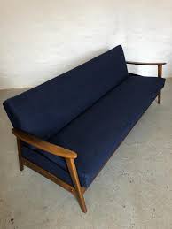 Danish teak daybeds have long been popular, with older editions for sale from the 20th century and newer versions made as recently as the 21st century. Danish Apriori Danish Sofa Bed In Navy Blue Facebook