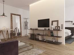 Kleine Wohnung Kleines Apartment Studio Wohnung 1 Zimmer Wohnung Wohnideen Kleine Wohnung Trennwand Wohnzimmer Sideboard 1 Zimmer Wohnung Wohnen Wohnung