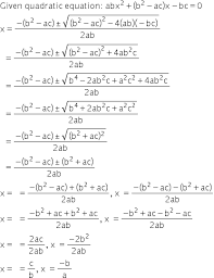 If we look around ourselves we'll find several things that require p = e/t: Find The Roots Of The Following Quadratic Equation Using Quadratic Formula Abx2 B2 Ac X Bc 0 Mathematics Topperlearning Com 4yojpejj