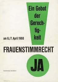 50 jahre frauenstimmrecht in der schweiz! Frauenstimmrecht Schweiz Ch2021