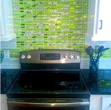We are the premier glass mosaic tile source because of our robust custom mosaic designer. Susan Jablon Mosaics On Twitter Silver Tile Lime Green Mirror Tile Bring The Wow Factor To Your Kitchen In Our Sensational Lime Green Floral Linear Glass Tile Backsplash Kitchengoals Remodel