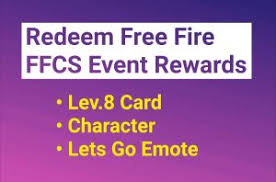 Cara menukarkan kode atau redeem kode reward ff garena. Redeem Free Fire Ffcs Event Rewards Characters Lvl 8 Card Lets Go Emote Tenowl