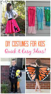 A Collection Of Simple Diy Costumes For Kids Easy Ideas To Add To A Dress Up Box For Imaginative Play Or Diy Costumes Kids Sew Halloween Costume Diy Costumes