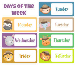 Check spelling or type a new query. 6 Best Days Of The Week Printables Printablee Com