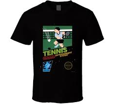 Take a trip to virtual wimbledon with nes tennis. Tennis 1984 Classic Video Game Cartridge Retro Gift T Shirt