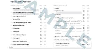 Lyft Vehicle Inspection 2021 Inspection Form Cost Checklist