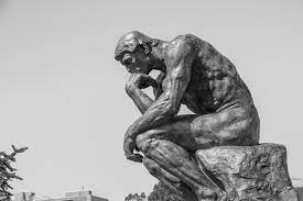 Thinkingman statue (49cmtall) i plan to sell my some art in limited quantity at an early of 2019. Thinking Man Photograph By Tinjoe Mbugus