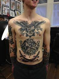 Tom Mitch Make For A Good Week At Work Chest Piece Tattoos Cool Chest Tattoos Chest Tattoos For Women