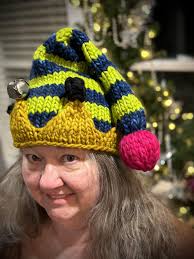 Elf hat wreath in progress, will share pictures later