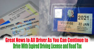 Recommended minimum image size is 964px x 500px*. Great News To All Driver As You Can Continue To Drive With Expired Driving License And Road Tax Everydayonsales Com News