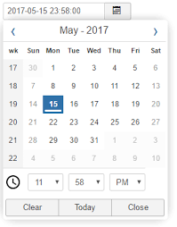 Calendar Form Field Type Joomla Documentation