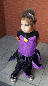 It measures at about 55″ across and weighs 15 lbs. Diy Ursula Costume For 2 Year Old Girl Costume Yeti