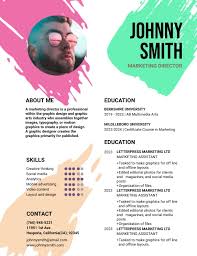 Want to create or improve your social media specialist resume example? Creative Professional Resume Vorlage Postermywall