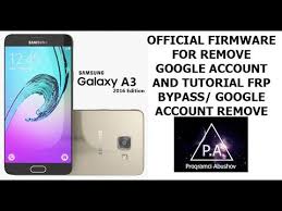 Samsung Galaxy A3 2016 A310f How To Flash Official Firmware For Frp Bypass Frp Bypass Youtube